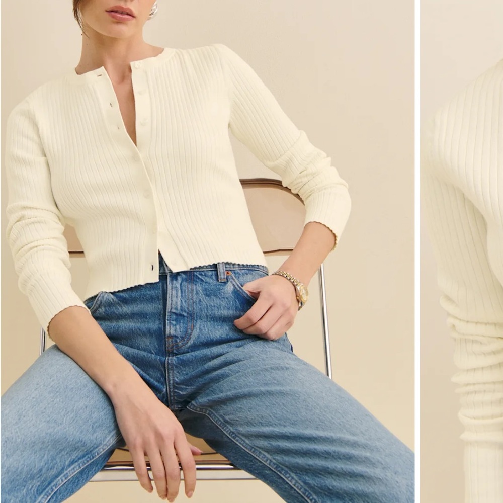 Joanna Cotton Cardigan | Reformation
